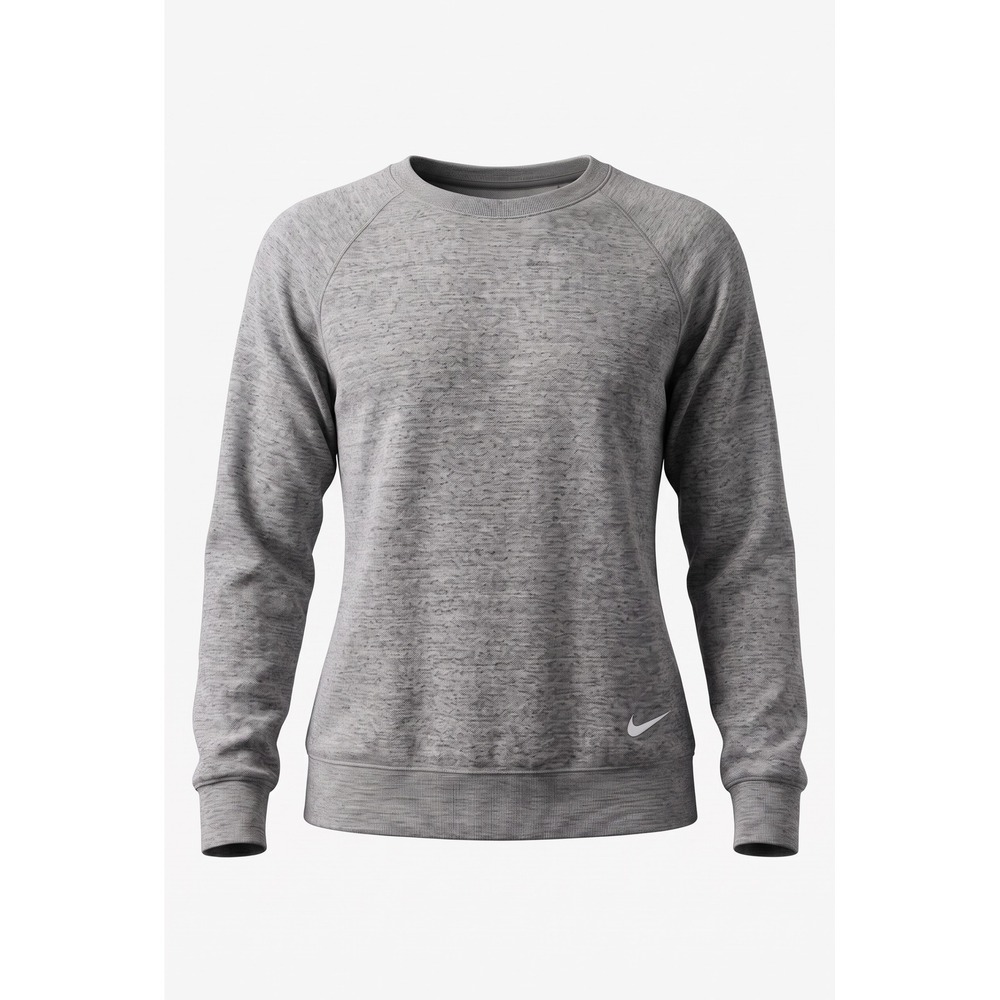 Nike Sportswear Gym Vintage Grey Heather Crewneck Sweatshirt Womens Medium
